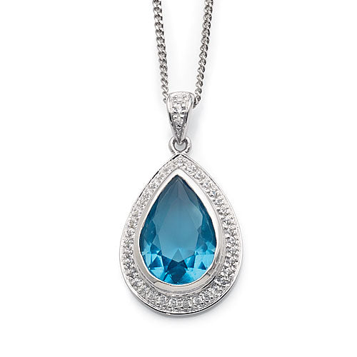 Sterling Silver Cubic Zirconia Pendant