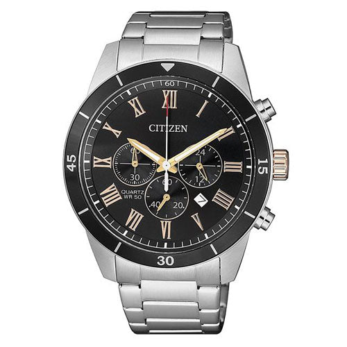 Citizen Black Dial Chronograph Watch AN8168-51H