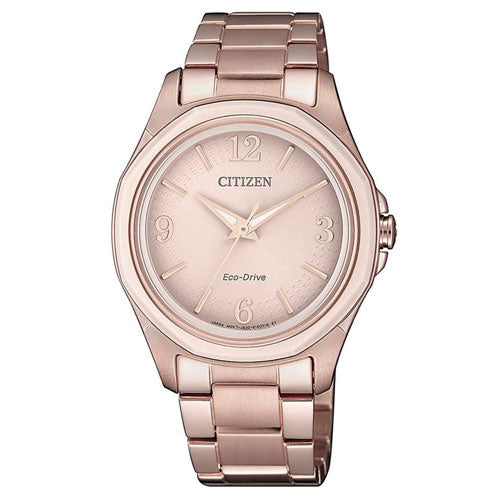 Citizen Ladies Eco-Drive Rose Tone Watch FE7053-5X