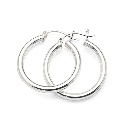 Sterling Silver 19mm Hoops