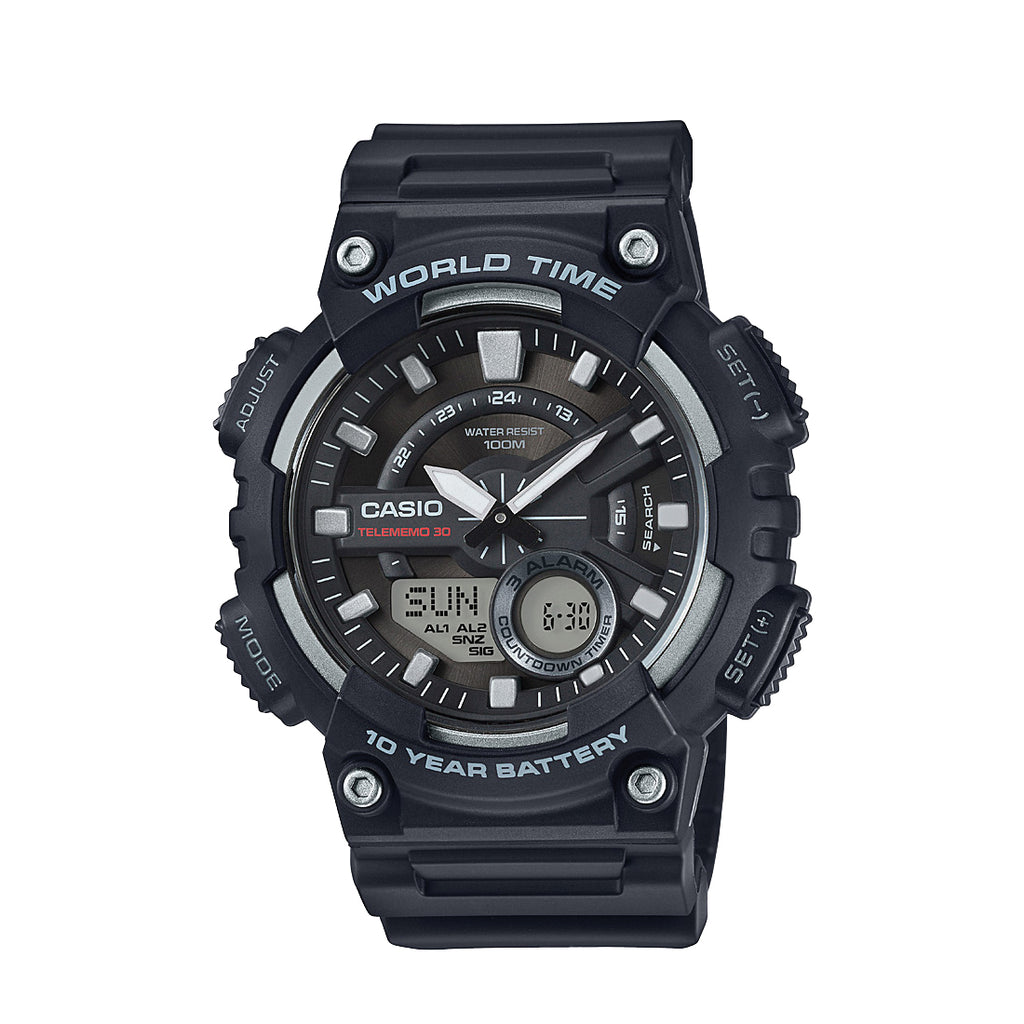 Casio World Time Watch AEQ110W-1A