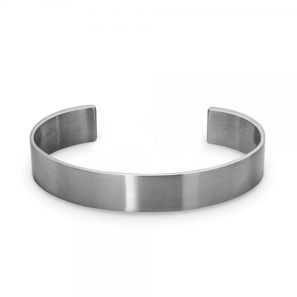 Cudworth Stainless Steel Brushed Cuff Bangle