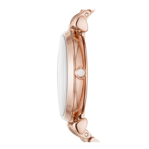 Emporio Armani 'Gianni' Rose-Tone Crystal Watch AR11244