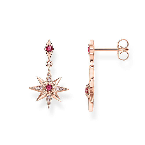 Thomas Sabo Rose-Tone 'Magic Star' Studs TH2076R