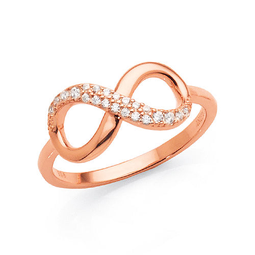 Georgini 'Forever Infinity' Rose-Tone Ring R423RG