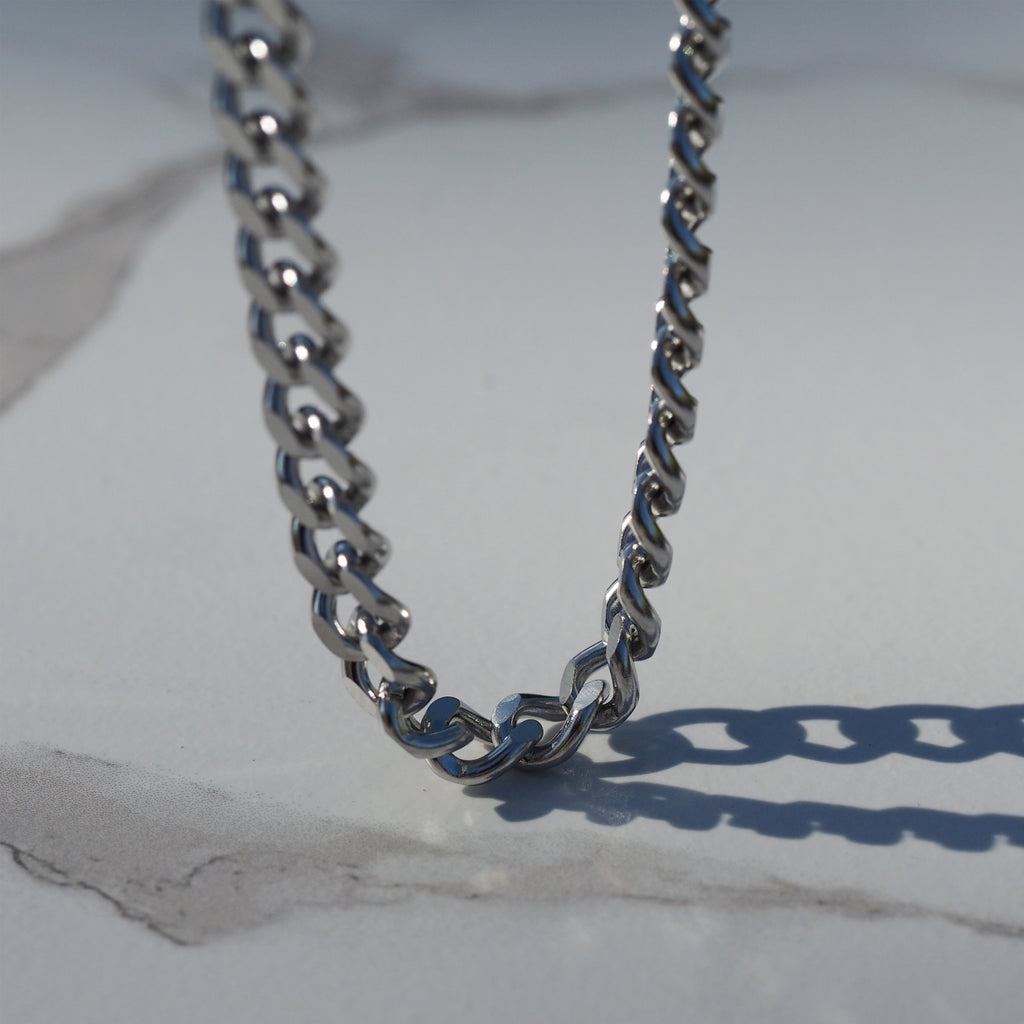 Solid Stainless Steel Open Curb Chain