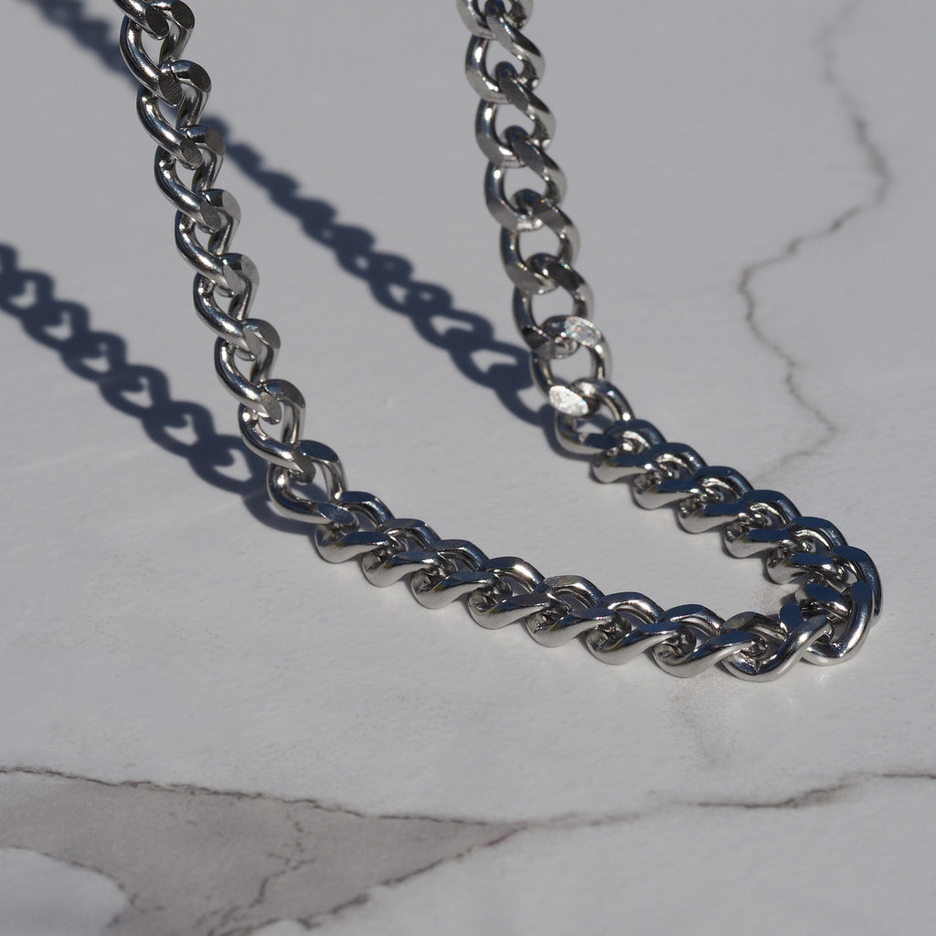 Solid Stainless Steel Open Curb Chain