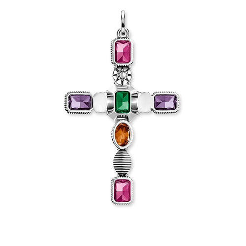 Thomas Sabo 'Magic Stones' Cross Pendant TPE859MC