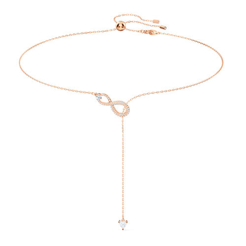 Swarovski Rose-Tone Infinity Necklet 5521346