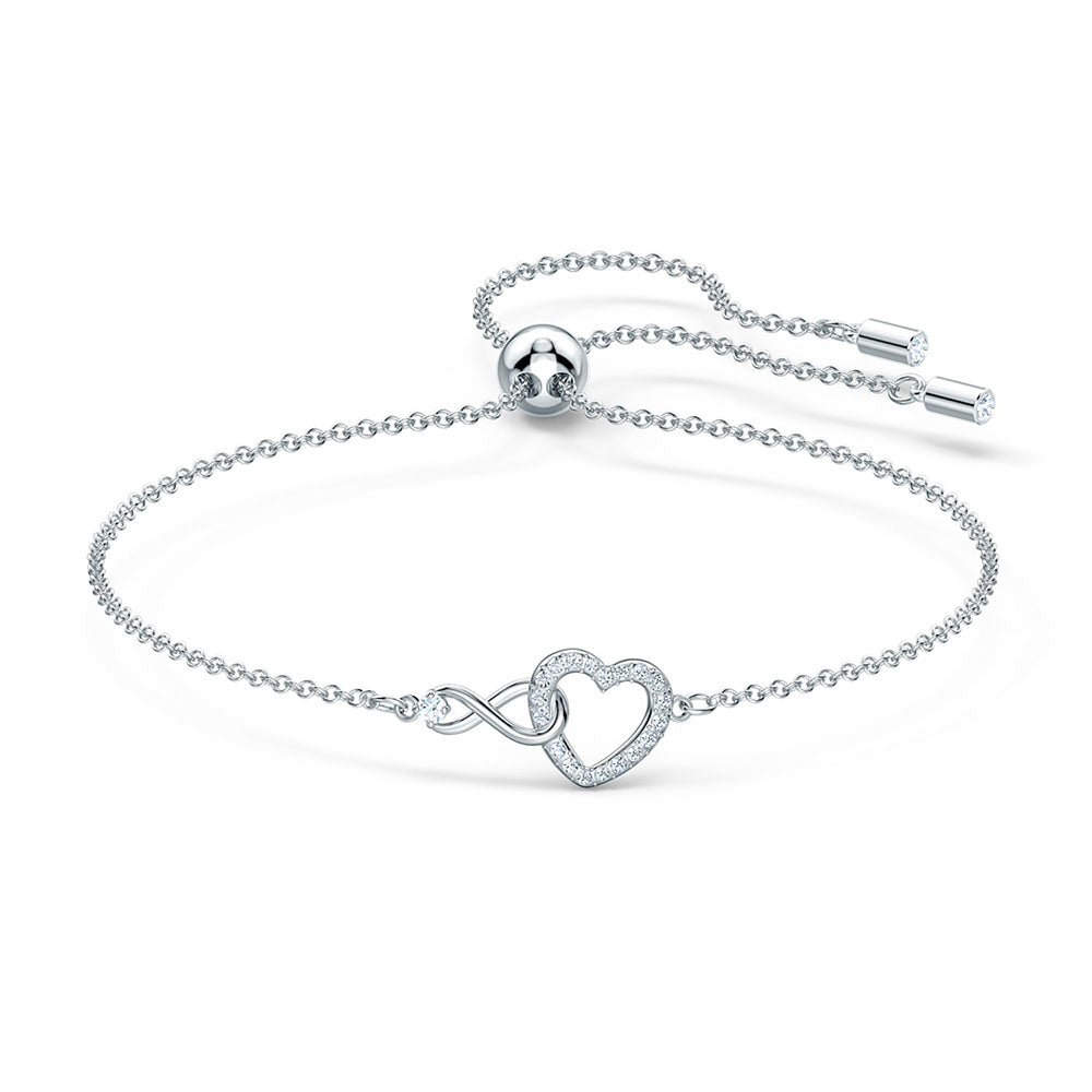 Swarovski Silver-Tone Infinity Bracelet M 5524421