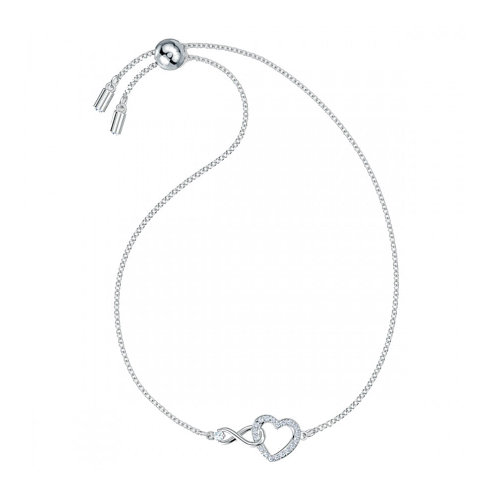 Swarovski Silver-Tone Infinity Bracelet M 5524421