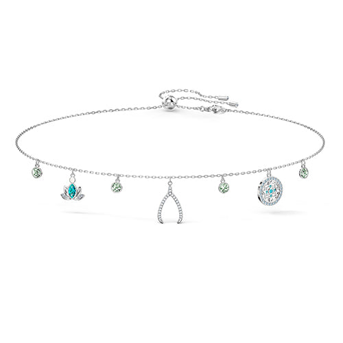 Swarovski Silver-Tone Charm Necklet 5521449