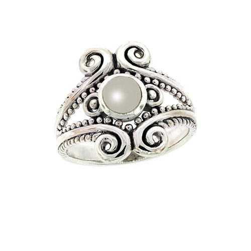 Sterling Silver Moonstone Ring