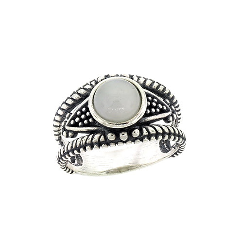 Sterling Silver Moonstone Ring