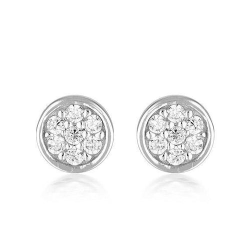 Georgini 'Dotti' Sterling Silver CZ Studs E926W