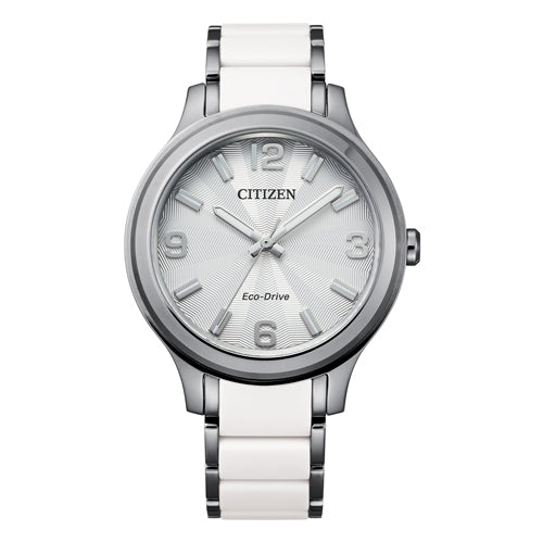 Citizen Eco-Drive  White Watch FE7071-84A