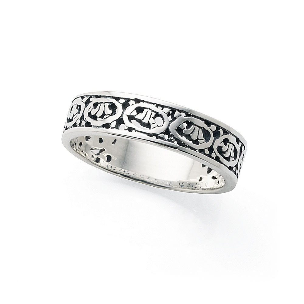 Sterling Silver Filigree Dress Ring