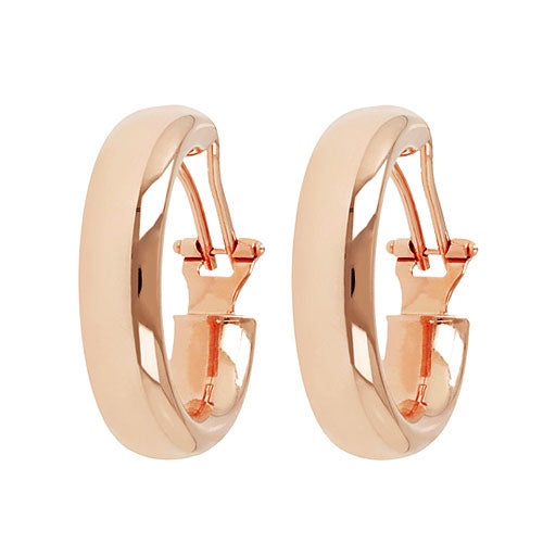 Bronzallure 'Purezza' Golden Rose Mini Hoop Earrings WSBZ003