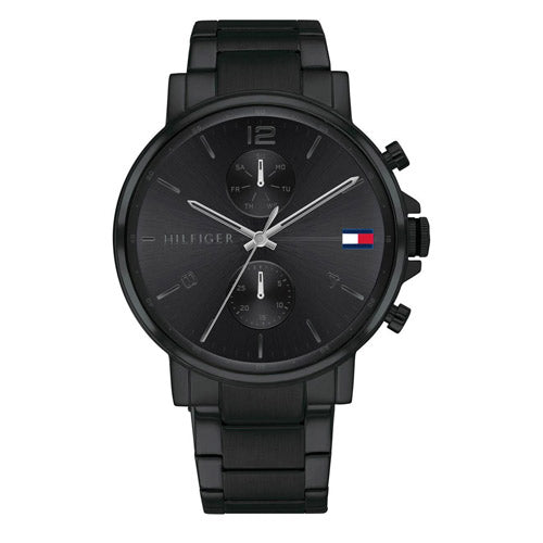 Tommy Hilfiger 'Daniel' Black Chronograph Watch 1710414