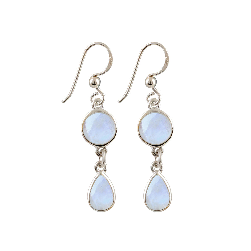 Von Treskow Moonstone Drop Earrings MOONE06