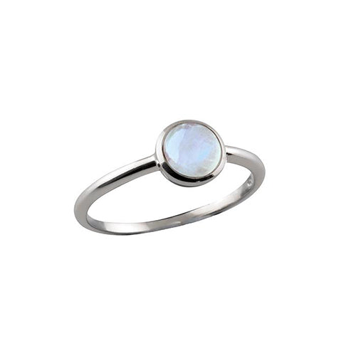 Von Treskow Round Moonstone Ring MOONR02