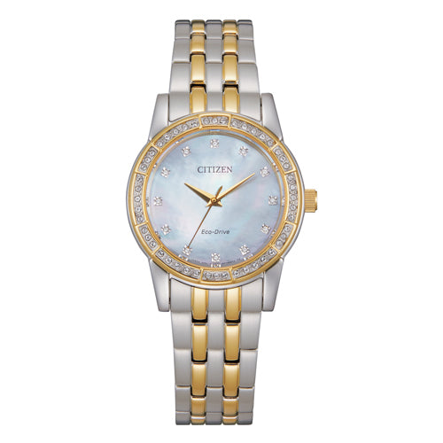 Citizen Eco-Drive 2-Tone Swarovski Watch EM0774-51