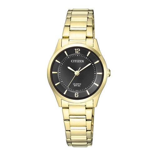 Citizen  Black and Gold Tone Watch ER0203-85E