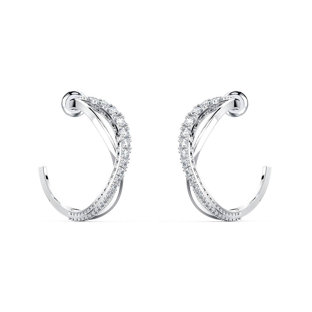 Swarovski Twist Mini 26mm Hoop Earrings 5563908