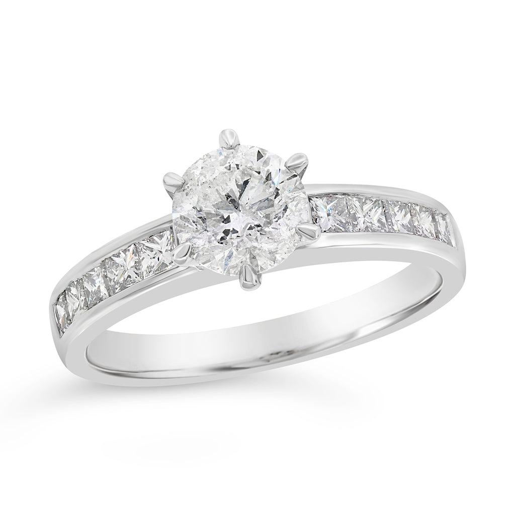 18ct White Gold 1.5ct TW Diamond Engagement Ring