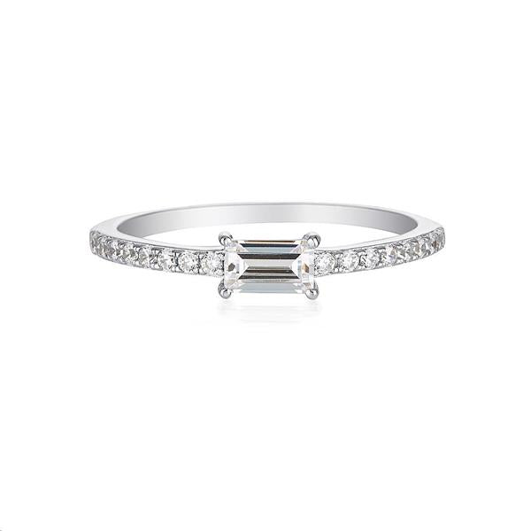 Georgini 'Mika' Sterling Silver CZ Ring R415