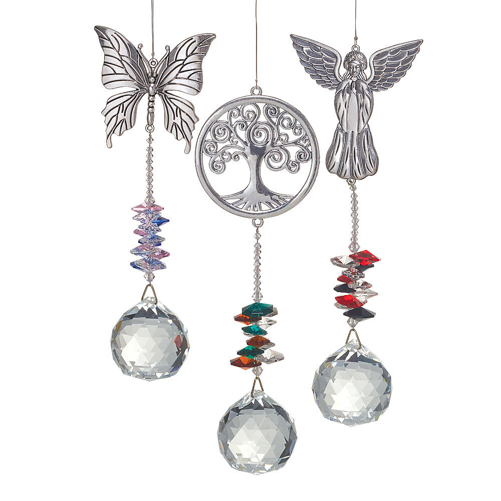 Hanging Crystal Ball Sun Catchers - Assorted Styles