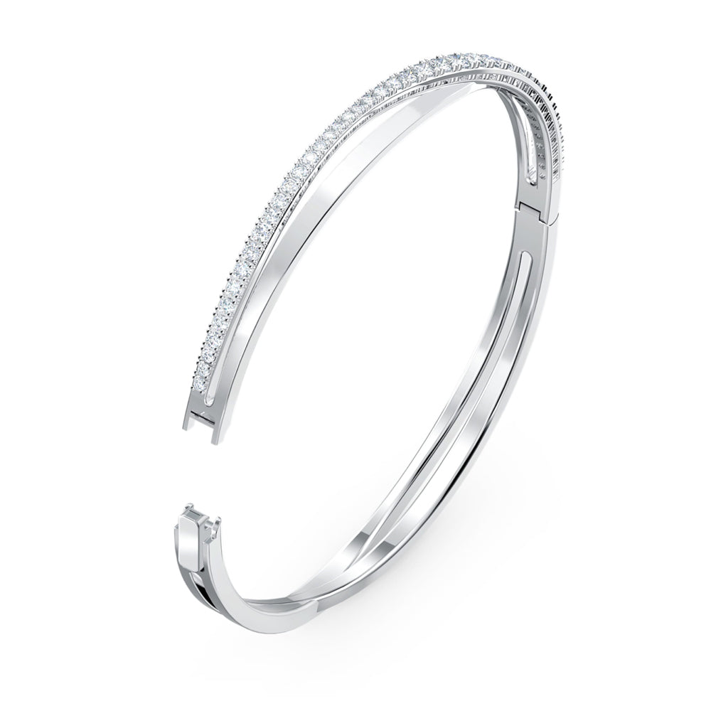 Swarovski 58mm Twist Rows Bangle 5565210