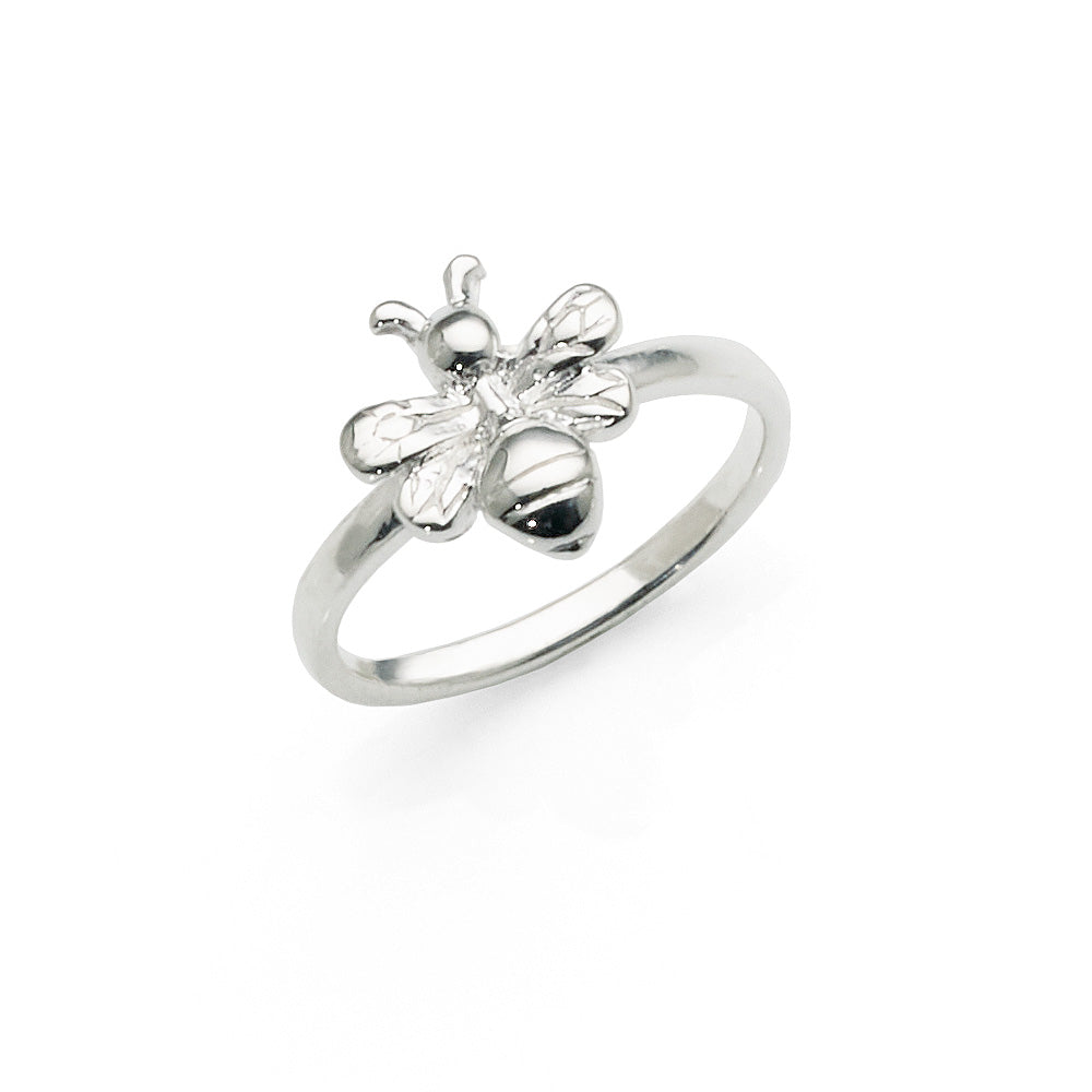 Sterling Silver Bumble Bee Ring