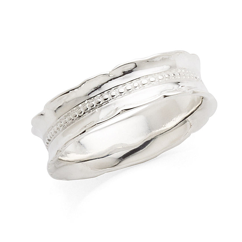 Sterling Silver 5mm Concave Band Ring