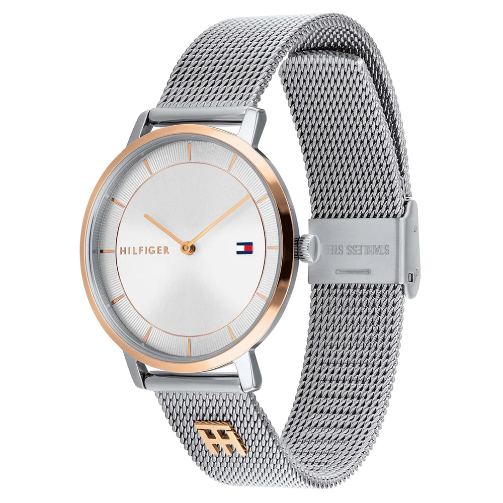 Tommy Hilfiger 'Tea' Silver Mesh Ladies Watch 1782288