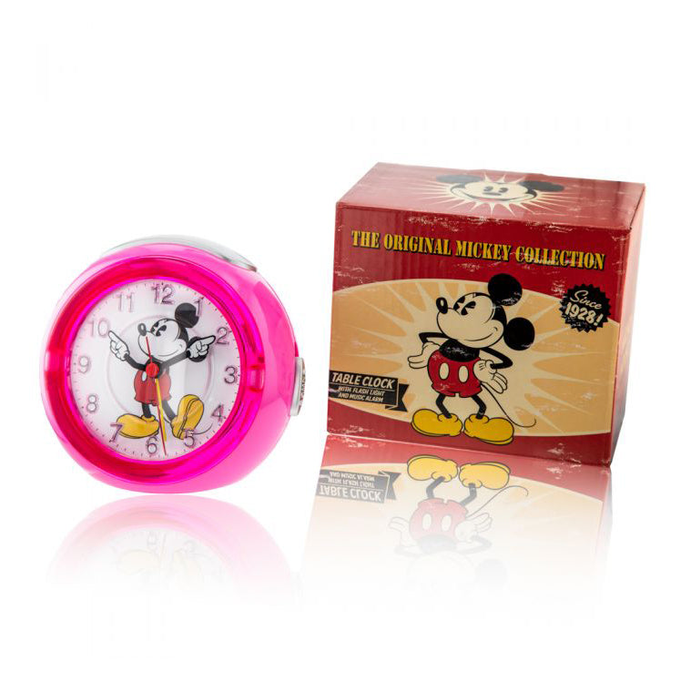 Disney Mickey Mouse Pink Musical Alarm Clock TR87993