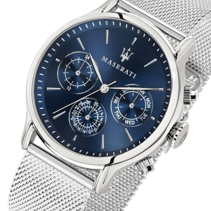 Maserati 'Epoca' Multi-Function Stainless Steel Watch R88531