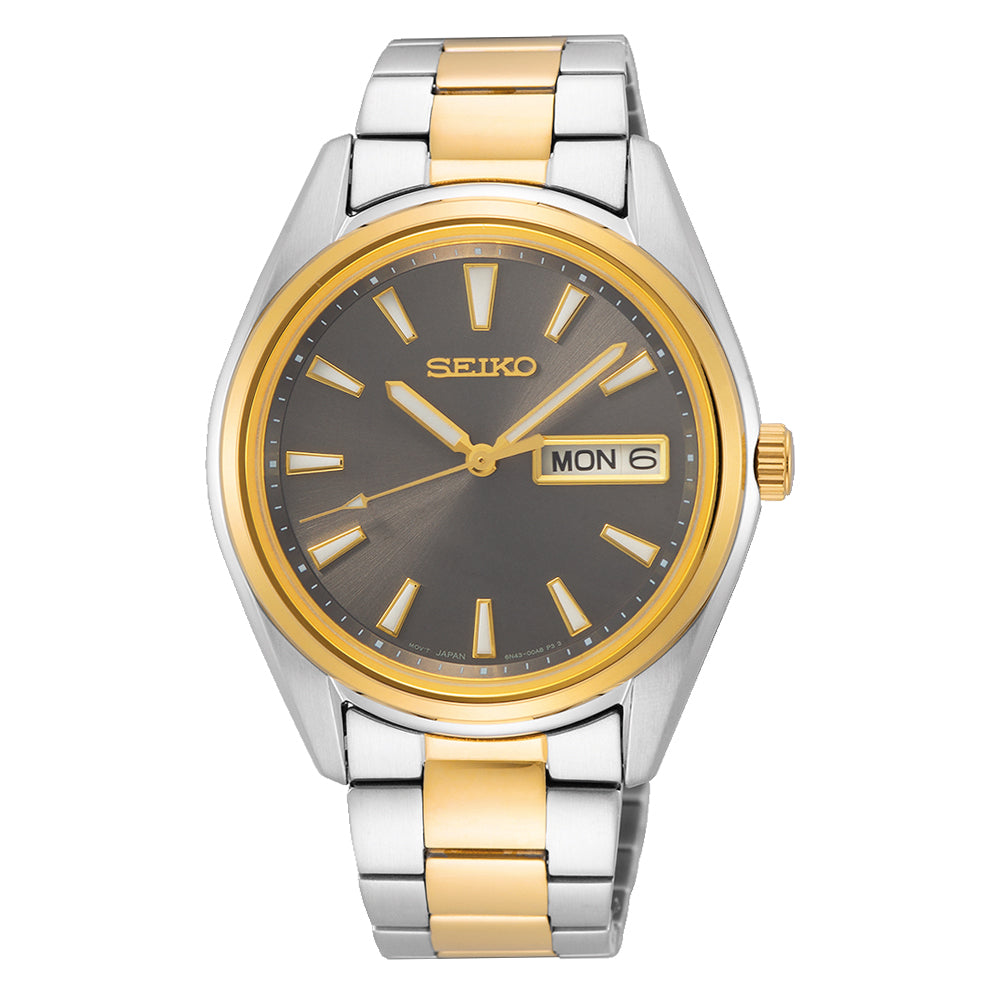 Seiko 2-Tone Stainless Steel Analogue Watch SUR348P