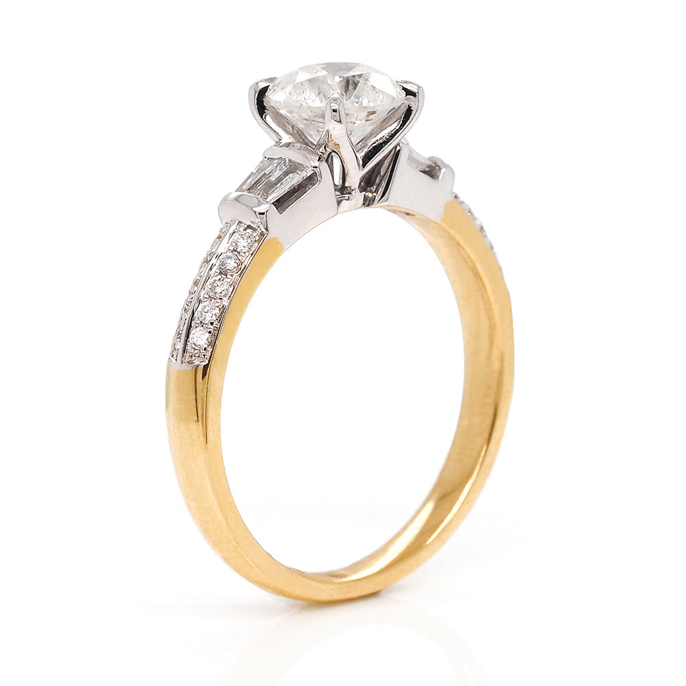 18ct Yellow Gold 1.4ct Brilliant Cut Diamond Engagement Ring