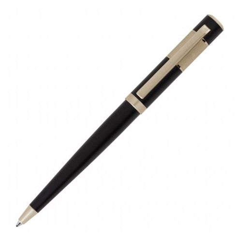 Hugo Boss 'Ribbon' Vivid Black & Gold Pen HSC0064A