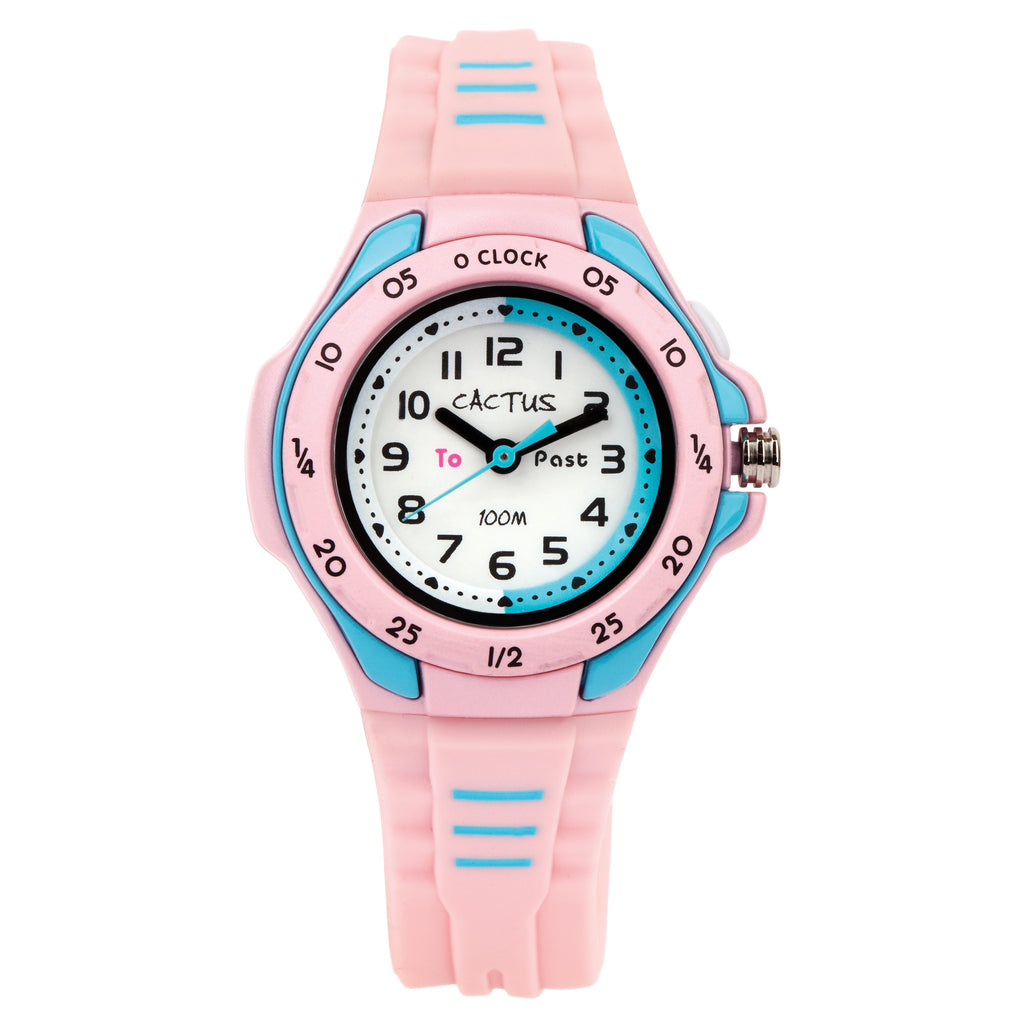 Cactus 'Mentor' Baby Pink Time Teacher Watch CAC-116-M05