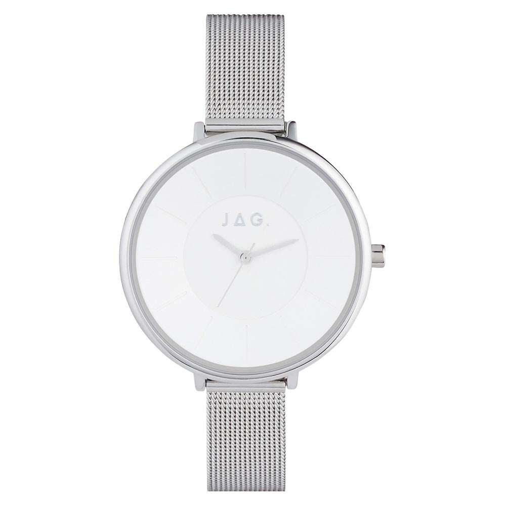 Jag 'Ella' Stainless Steel Mesh Strap Watch J2359A