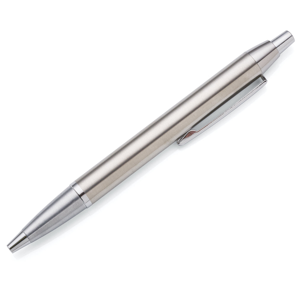 Silver-Tone Click Pen Gift Box