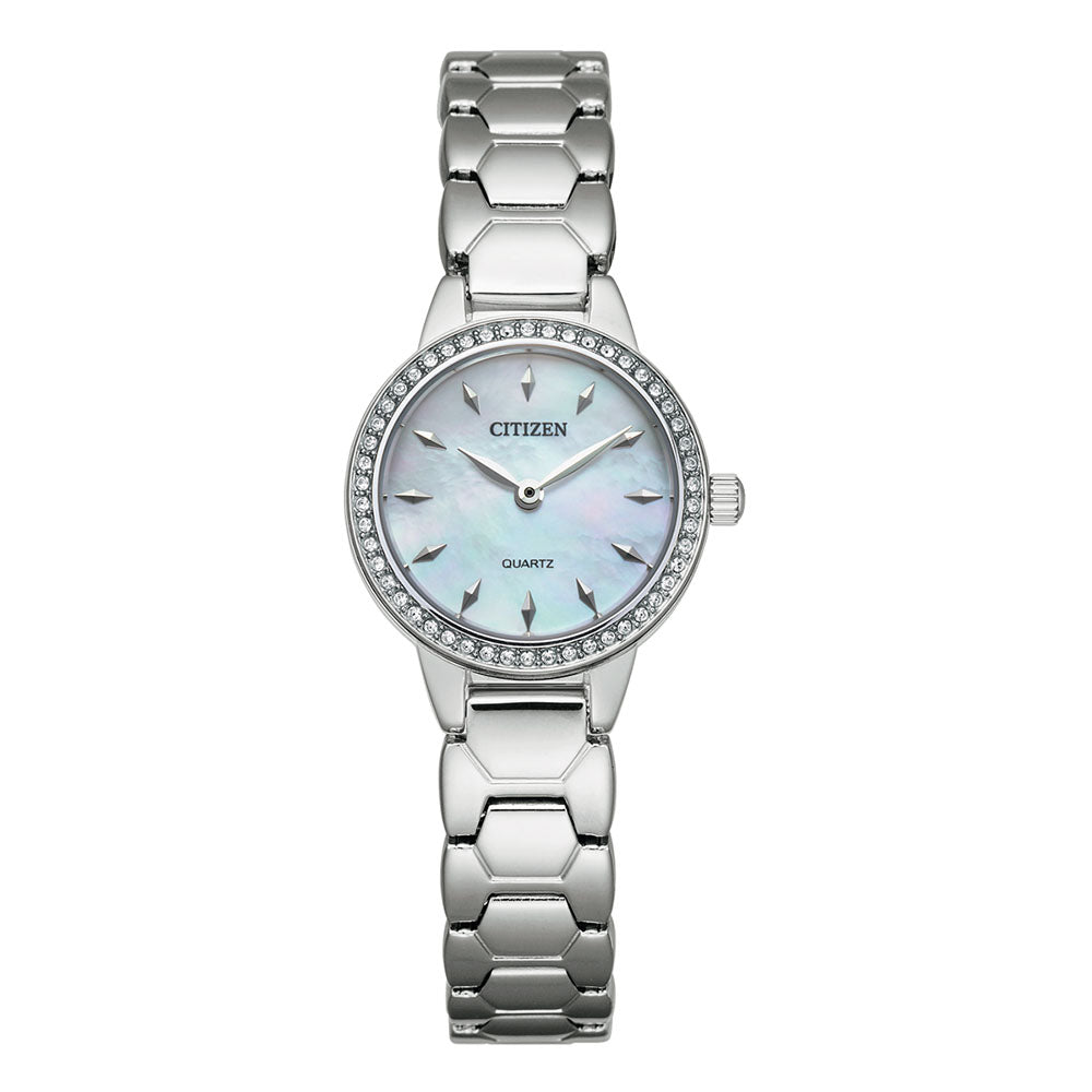 Citizen Swarovski Crystal Mother Of Pearl Watch EZ7010-56D