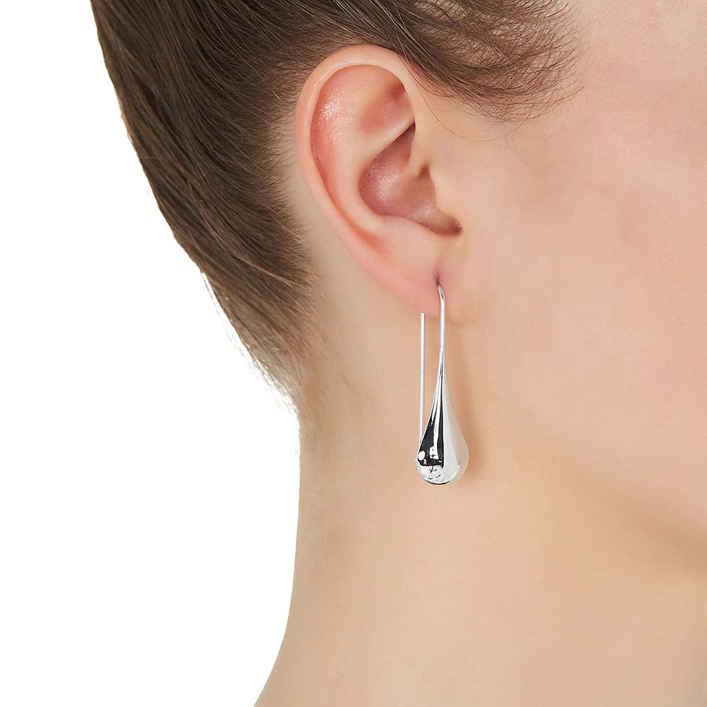 Najo 'Weeping Woman' Sterling Silver Teardrop Hook Earrings