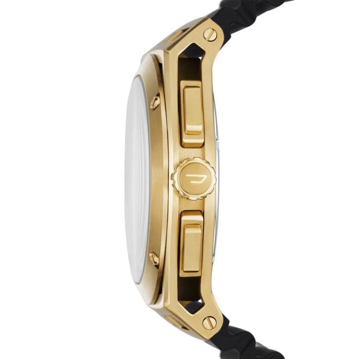 Diesel 'Timeframe' Chronograph Gold Tone Rubber Strap Watch