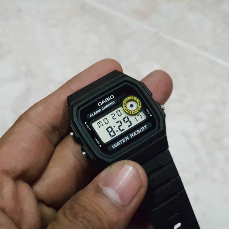 Casio Black Digital Rectangle Face Watch F94WA-8D