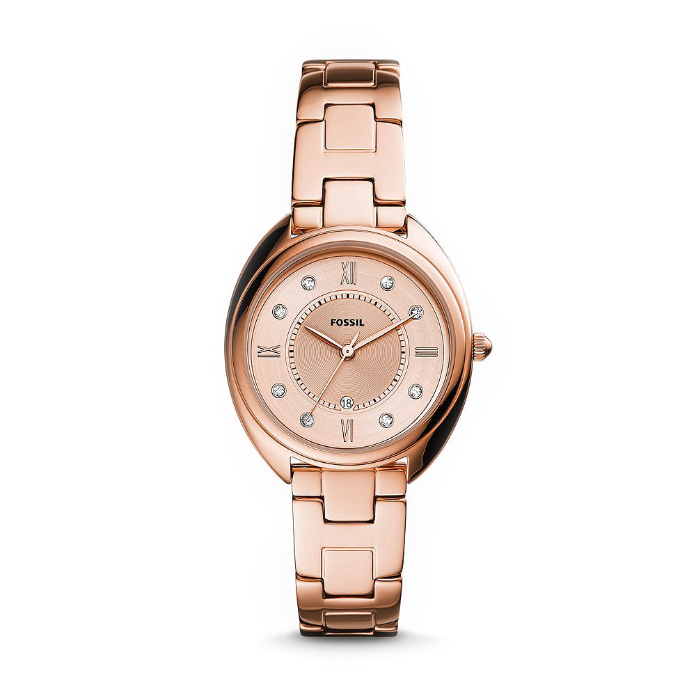 Fossil 'Gabby' Rose Gold-Tone Stainless Steel Watch ES5070