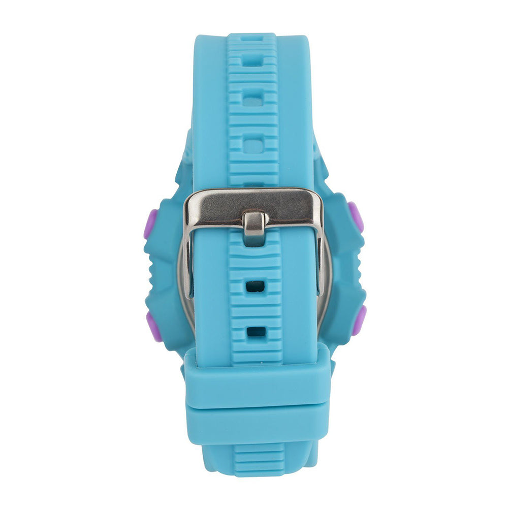 Cactus 'Fiesta' Rectangle Aqua & Purple Digital Watch CAC-12