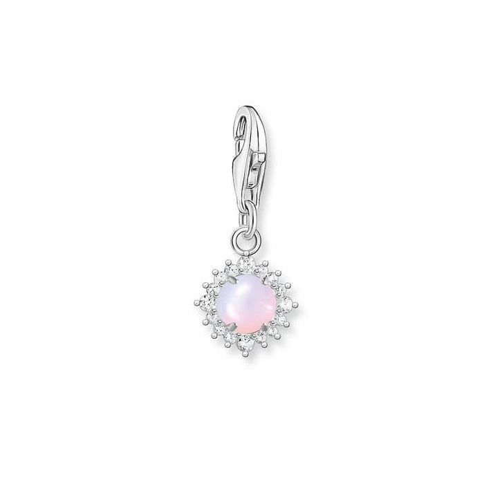 Thomas Sabo Sterling Silver Pink Charm Pendant CC1866